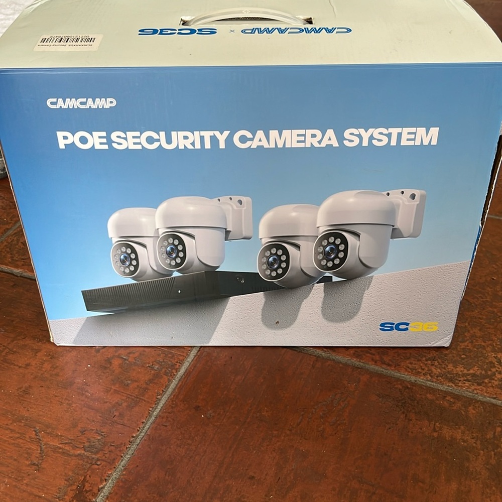 CAMCAMP POE Security Camera System SC36